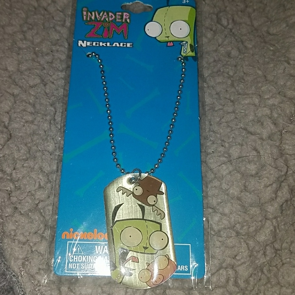 Invader Zim necklace